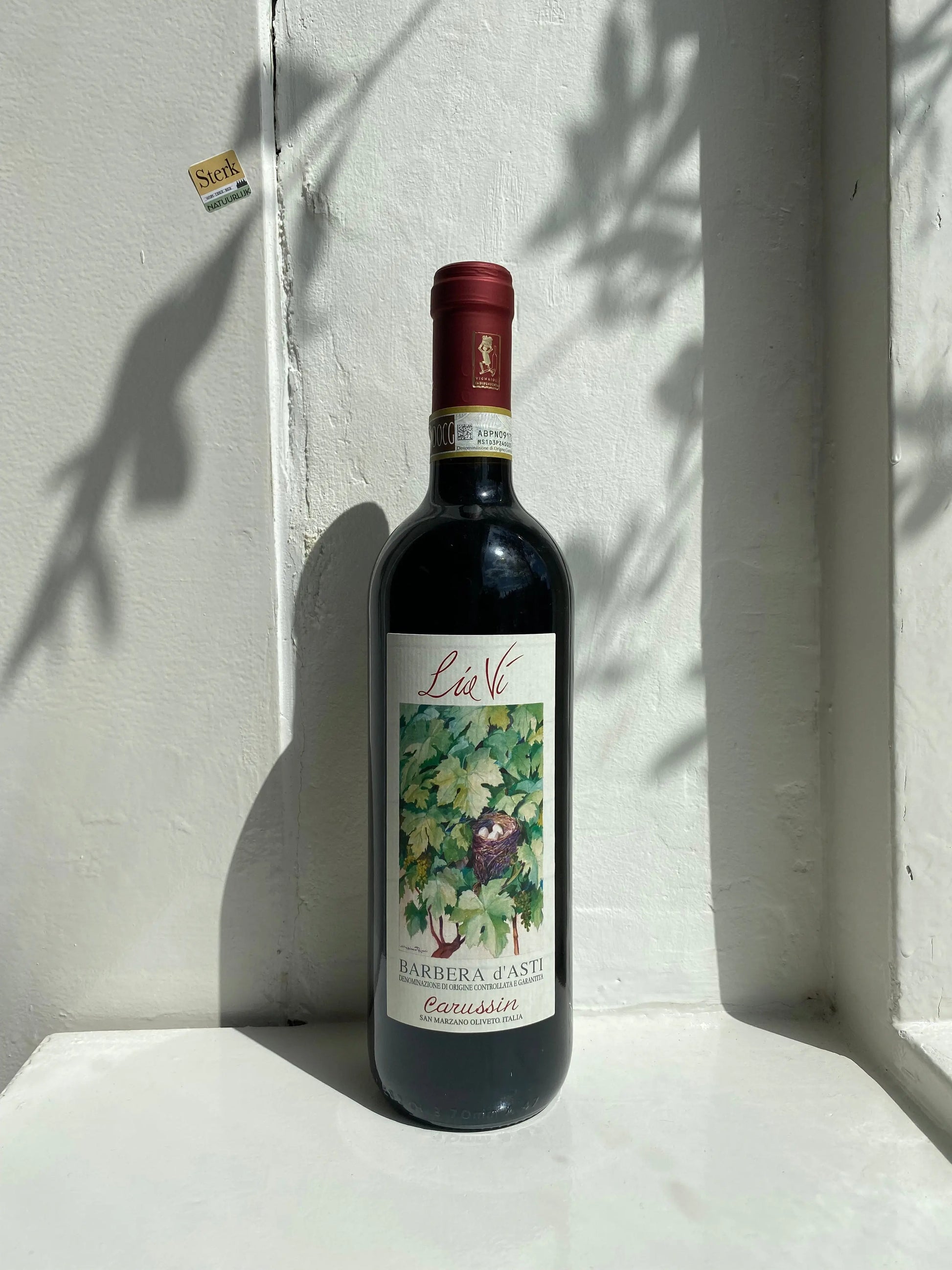 Carussin Barbera d'Asti DOCG "Lia Vi" 2017 Sterk natuurlijk